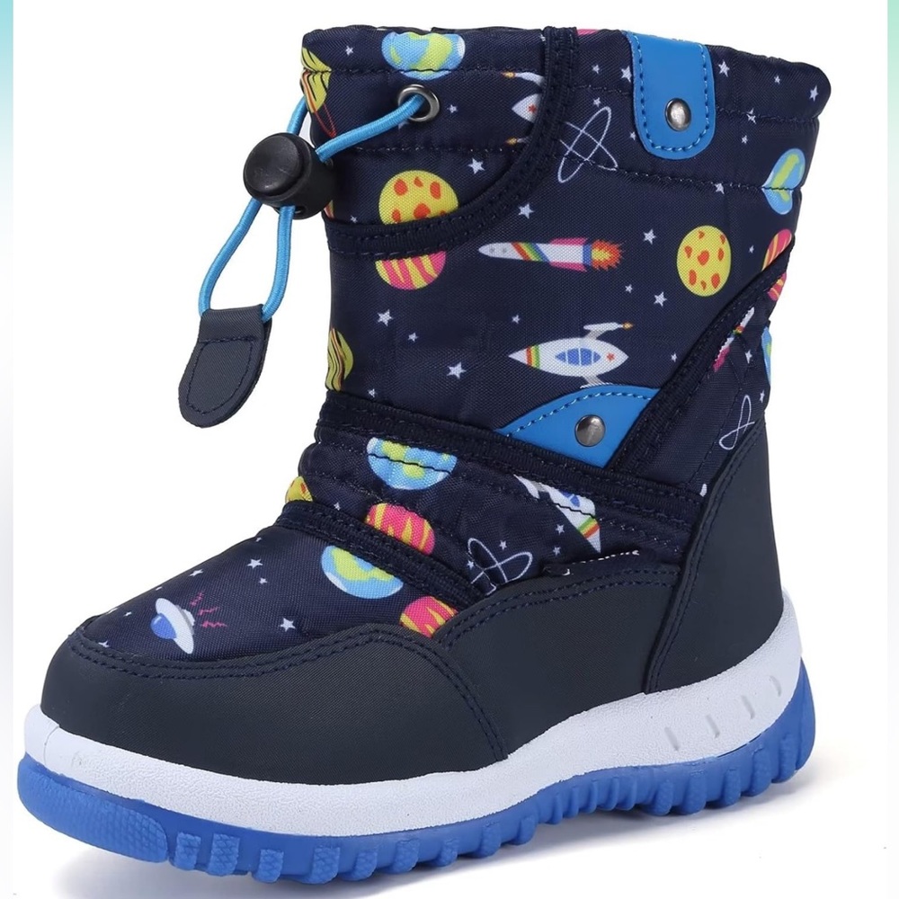KIDS NWT Winter Snow Boots Boy and Girl Outdoor Waterproof with Fur Lined